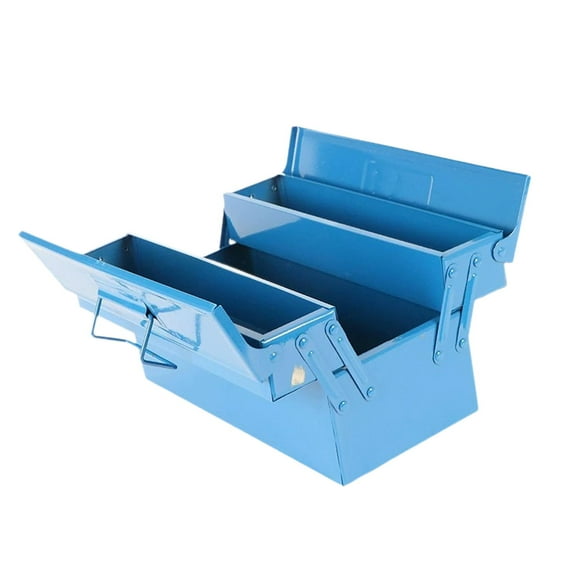 figatia Folding Tool Box Carry Case Lightweight with Handle Compartment for Home Car
