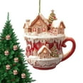 thumbnail image 7 of CoreLiving Ginger Bread House Christmas Decorations and Small Gingerbread Houses Ornament Set - Pastel Festive Decor for Indoor Outdoor Tree, Mantelpiece, Backpack Holiday Display, 7 of 7