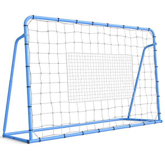 GloryStar Filet de Rebond de Soccer Ajustable 6 X 4 Pi, Cadre en Acier, Équipement d'Entraînement de Soccer Résistant à la Rouille pour Cour Arrière Ou Terrain