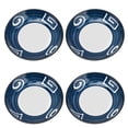 thumbnail image 4 of Salad Bowl, Blue White Pattern Vibrant Colors Japanese Style Japanese Bowl Set  for Salad for Rice for Soup, 4 of 8