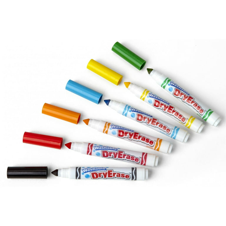 No more lost caps or dried out markers! Crayola SuperClick Washable Ma