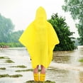 thumbnail image 2 of Miangastore Rain Poncho Yellow EVA 1Pcs 49x49x0.04In, 2 of 9