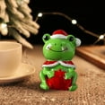 thumbnail image 5 of Deeceymbur Christmas Frogs Figurine Festive with Santa Hat Cape Ornament Cute Resin Ornament 1.97x1.57 In, 5 of 6