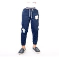 thumbnail image 5 of Knit N Knot Navy, Stretch, Relaxed Fit, Elastic Waist Denim Jogger with Applique for Boys, 5-6 Year, 5 of 8