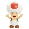 thumbnail image 1 of Figura de acción SUPER MARIO Red Toad, juguete coleccionable de 6,35 cm, 1 of 6