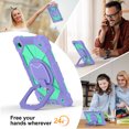 thumbnail image 4 of Shockproof Case for Lenovo Idea Tab 11 2025/K11 Gen 2 11 Inch, Shockproof Rugged Shoulder Strap Rotating Kickstand Kids Friendly S Pen Holder Case Cover for Lenovo Idea Tab 11 2025,Purple, 4 of 7