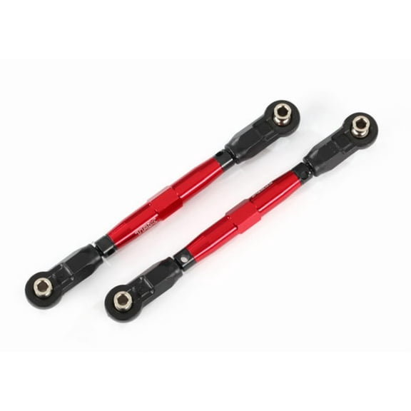 Traxxas 8948R Toe Links, Front (Tubes Red-Anodized, 7075-T6 Aluminum