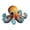 Ocean Bugs, variant on DIY Beaded Craft Kit 4-Piece Set Pond Friends Frog Duck Turtle and Dragonfly Theme Small 3D Animal Beading Art Projects for Hand-Eye Coordination and Creative Hobbies