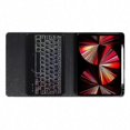 thumbnail image 4 of B011s Clavier Bluetooth Rétroéclairé avec Support Triangulaire et Emplacement pour Stylo compatible Pro 11 2021/2020/2018 & Air 4 10.9 Haute Qualité Cadeau, 4 of 5