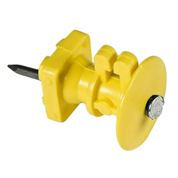 American FarmWorks IWKNY-AFW Electric Fence Wood Post Knob Insulators, 25-Pack