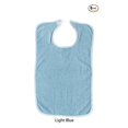 thumbnail image 1 of Adult Terry Cloth Bib With Velcro Closure Size 18 X 30 - 6 Pack (Light Blue), 1 of 1