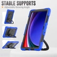 thumbnail image 5 of Case for Samsung Galaxy Tab A11+ 2025/Tab A9 Plus 2023 11 inch, 360 Rotating Stand Handle Pencil Holder Shoulder Strap Heavy Duty Shockproof Cover, Blue, 5 of 7