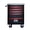 Black, variant on Noble House 4-Drawer Rolling Tool Organizer Cart, Steel Mobile Chest Storage with Worktop for Garage Workshop, Red