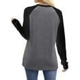 thumbnail image 3 of LIaqionyy Oversized T Shirts for Women Long Sleeve Workout Tops Fall Fashion Gym Casual Tees Clothes, 3 of 7