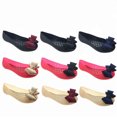 thumbnail image 5 of Sandalias de boca de pescado para mujer, zapatos de tacón bajo a la moda oso de fresa Electrónica, 5 of 5