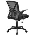 thumbnail image 4 of Alden Design Adjustable Ergonomic Mesh Office Chair with 90° Flip-up Armrests for Home Office, Black, 4 of 5