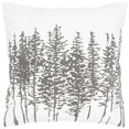 thumbnail image 1 of Rizzy Home Throw Pillow, 18" x 18", Gray, 1 of 4