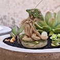 thumbnail image 4 of Matsuzay Estatuilla de resina para decoración de jardín, estatua de árbol, suministros para el hogar, mano de obra fina, calcomanía para Decoración del hogar Estar atento, 4 of 6