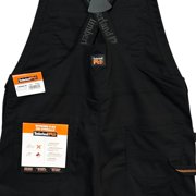 Timberland PRO Men’s Ironhide Flex Bib Overalls Size L (42X30) Black Workwear