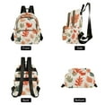 thumbnail image 4 of FORMRS Mini Backpack Purse for Women Travel Daypack Casual Shoulder Bag, Red Autumn Leaves, 4 of 7