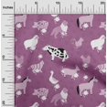 thumbnail image 2 of oneOone Polyester Lycra Purple Fabric Animals Sewing Craft Projects Fabric Prints By Yard 56 Inch Wide, 2 of 6