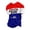 Blue, variant on Soccer Cup 2026 Graphic Tee for Men, Crew Neck Short Sleeve National Team Jersey Shirt - Lightweight Summer Fan Top with Country Flag Print for Match Day & Casual Wear Wine XXXL