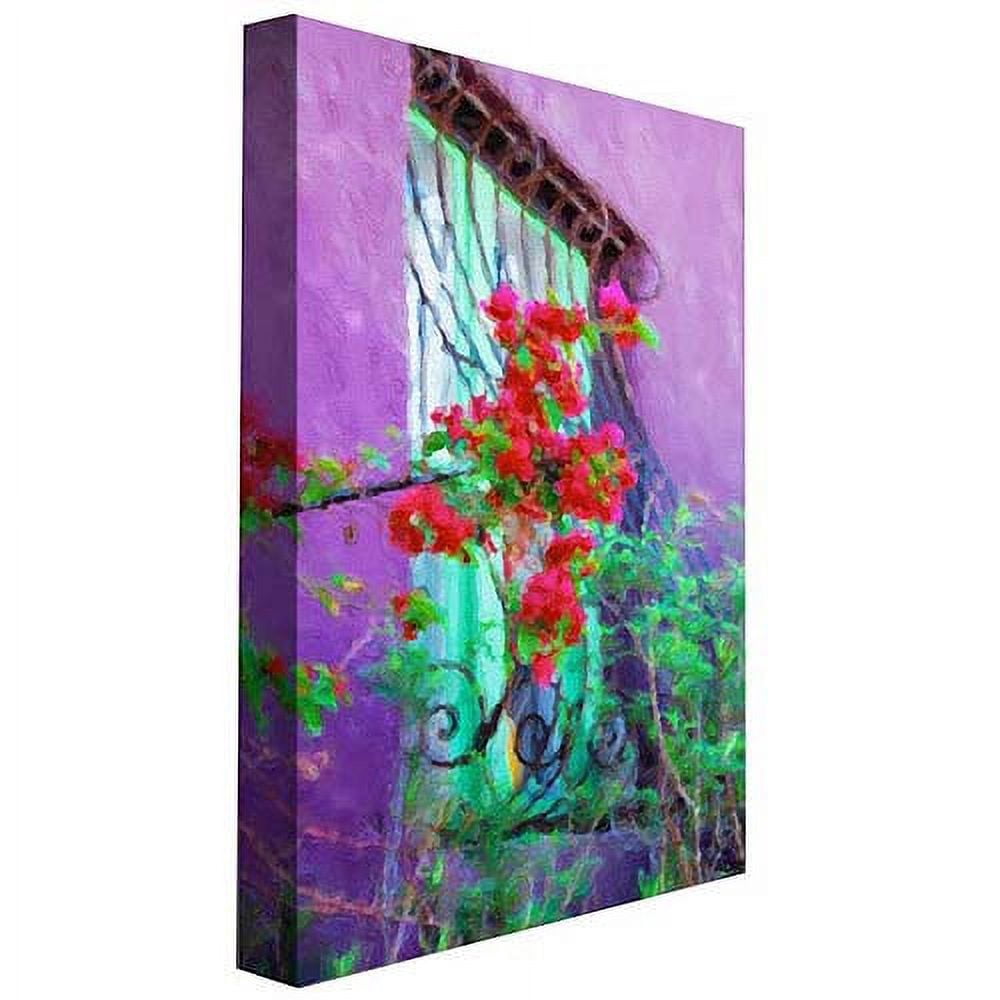 Trademark Fine Art "Decorative Window" Canvas Wall Art by Lois Bryan