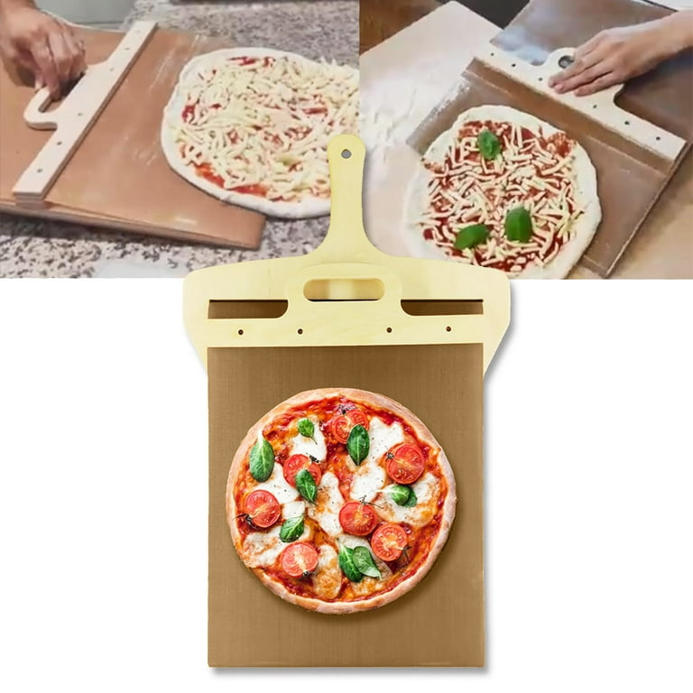 ZTGD Sliding Pizza Peel with Hanging Hole Convenient Pizza Spatula