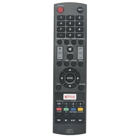 New GJ221-C Remote for Sharp LED TV HDTV LC-55LE653U LC-65LE653U LC-40LE653U
