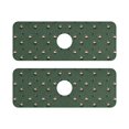 thumbnail image 7 of Yayeee Faucet Mat for Kitchen Sink 14.7" Diatomite Long Splash Guard Pad, Christmas Forest, 2 Pack, 7 of 7