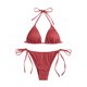 thumbnail image 2 of Traje de baño de 2 piezas para mujer, trajes de baño para mujer, traje de baño dividido de color liso para mujer, conjunto de traje de baño sin espalda para mujer, conjunto de traje de baño dividido p, 2 of 4