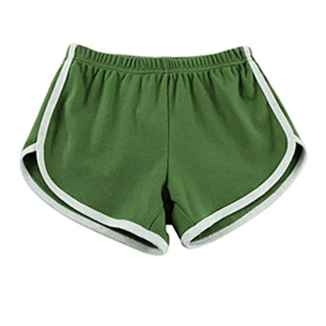 paquete de pantalones cortos deportivos de algodón, pantalones cortos de yoga y danza, pantalones cortos deportivos de verano, verde-XL-verde-XL Sailing Electrónica