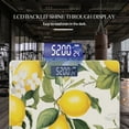 thumbnail image 3 of Bathroom Scale, Highly Accurate Digital Body Scale,Precisely Measures Weight up to 400 lbs-Lemon And Lemon Tree Leaves Pattern On White Background, 3 of 4