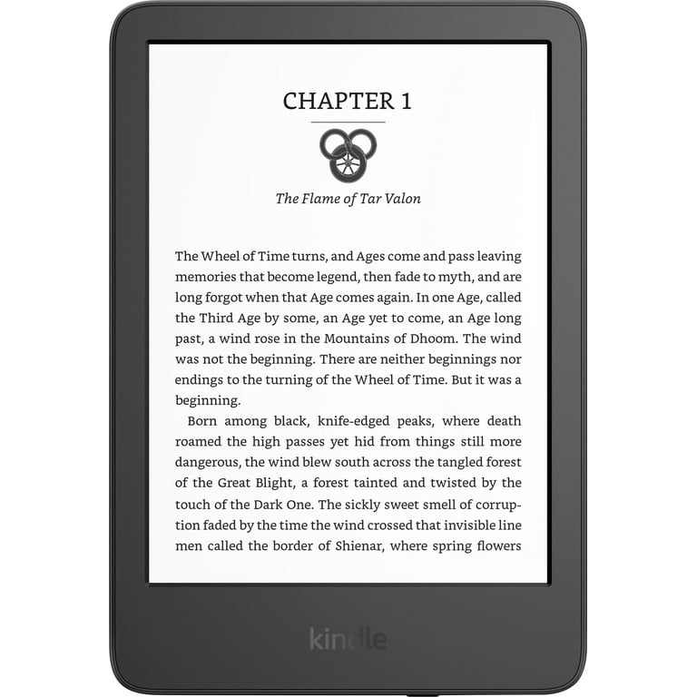 AMZ_Kindle 16GB 2022 Release E-Reader with 6 Display, Free Savings Story  Cleaning Cloth, Black 