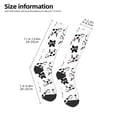 thumbnail image 2 of Balery Cute Cow and Milk Stains Calcetines novedosos Calcetines deportivos Calcetines hasta la rodilla Calcetines de algodón Calcetines originales y geniales, 2 of 6