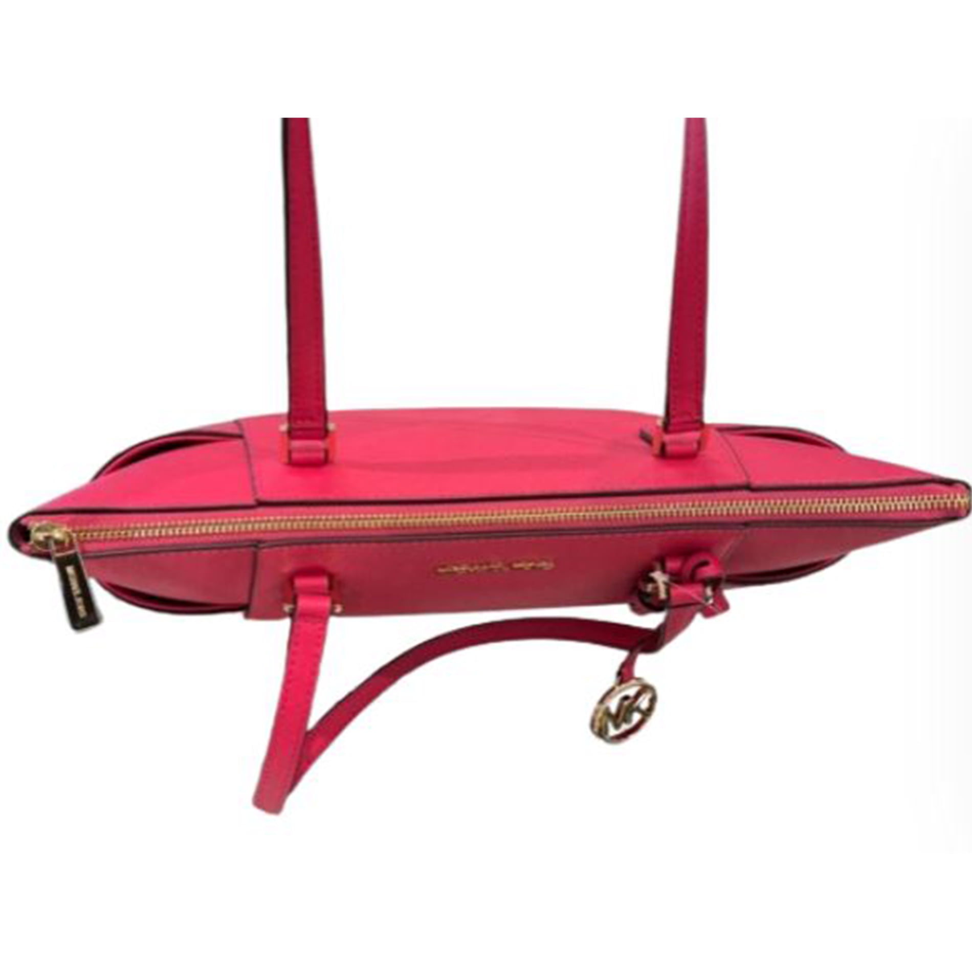 Michael Kors Womens Charlotte Large Top Zip Tote (Electric