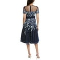 thumbnail image 2 of Eliza J womens  Embroidered Tulle Cocktail Dress, 12, Blue, 2 of 3