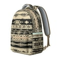 thumbnail image 2 of Boho Fashion Daypack - 17" Heavy Duty Oxford Fabric, Vintage Tribal Print, Roomy College Backpack for Women, Perfect for Dorm & Library, 2 of 6