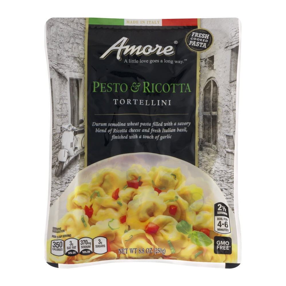 Amore Pesto & Ricotta Tortellini, 8.8 OZ by Panos Brands LLC