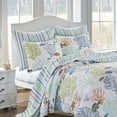 thumbnail image 3 of Levtex Home - Deep Sea Quilt Set - King Quilt + Two King Pillow Shams - Ocean fish and coral reefs - Quilt Size (106x92in.) and Pillow Sham Size (36x20in. ) - Reversible - Cotton Fabric, 3 of 6