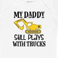 thumbnail image 4 of Inktastic Construction Daddy Still Plays with Trucks Boys or Girls Baby Bodysuit, 4 of 5