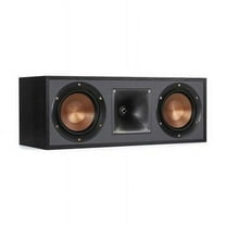 Klipsch R-52C Powerful Detailed Center Channel Speaker Two-Way Center Channel Speaker- Black