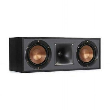 Klipsch R-52C Powerful Detailed Center Channel Speaker Two-Way Center Channel Speaker- Black