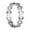 Silver, variant on Men's Women's Stainless Steel Coin Hollow Lucky Couple Wedding Ring Rich Titanium Finger Band Silver Size 9