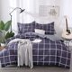 thumbnail image 1 of Juego de cama de algodón de imitación para el hogar de tres o cuatro piezas con diferentes colores, 1 of 6