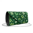 thumbnail image 2 of FOR U DESIGNS Shamrock Dot Clutch Purses for Women Lightweight Wedding Purses Faux Leather Evening Bag St. Patrick's Day Gift for Wedding Cocktail Prom Party, 2 of 9