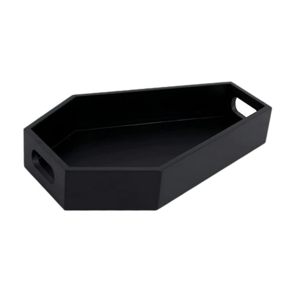 Tnarru Casket Tray Serving Tray Easy to Use Spooky Sturdy Decorative Decorations Home Decor for Bathroom Tissue Home Kitchen Bedroom