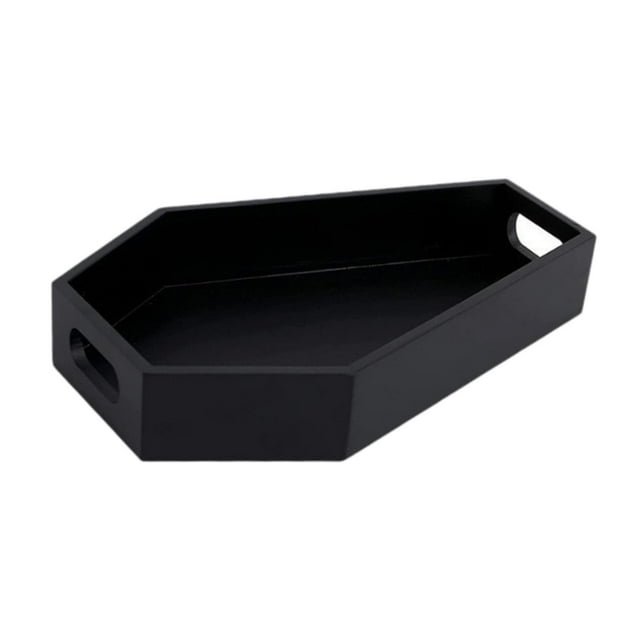 veasfak Casket Tray Smooth Edges Spooky Home Decor for Entryway Bathroom Tissue Home