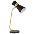 thumbnail image 4 of Uttermost 1-Light Coastal Marble and Metal Desk Lamp in Gold/Black, 4 of 8