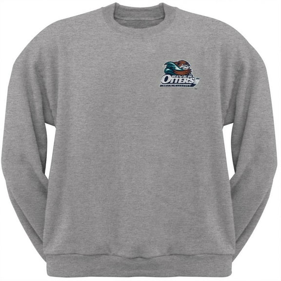 Missouri River Otters - Crest Logo Adult Crew Sweatshirt - 2X-Large